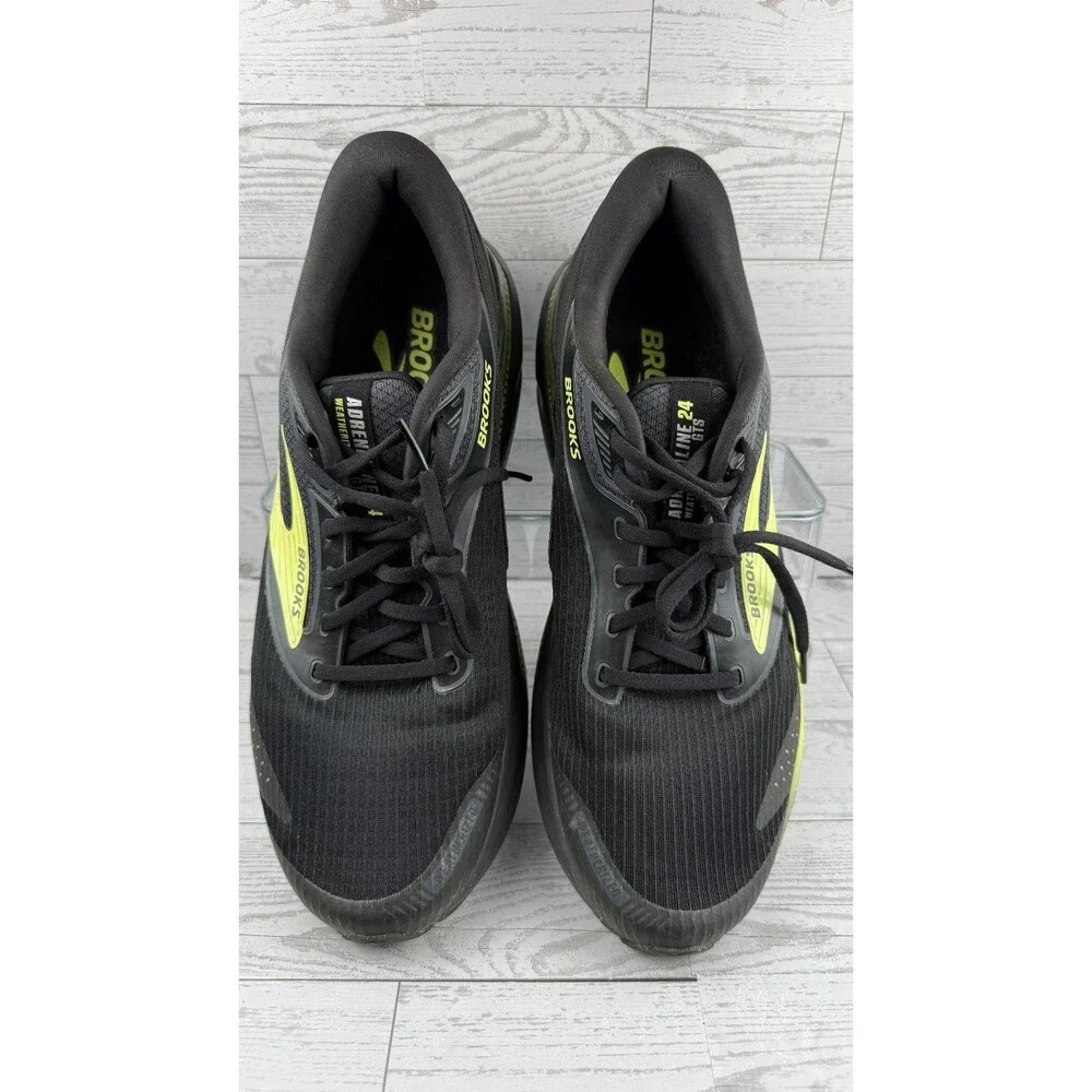 Brooks Adrenaline Gts 24 Weatherized 1104381D033 Black 12D Men Running Shoe #430